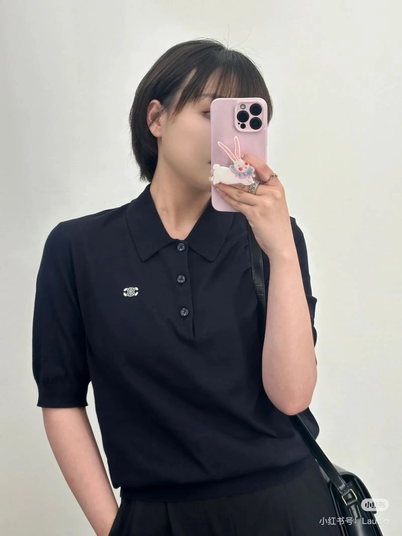 Celine T-Shirts Compact 107349