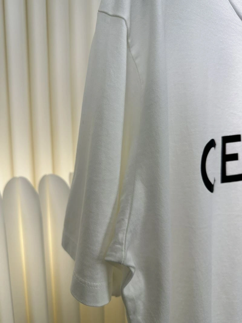 Celine T-Shirts Stretchable 107334