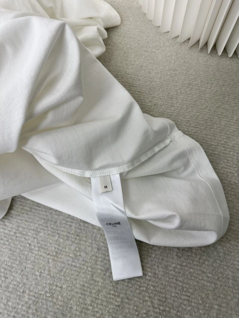 Celine T-Shirts Stretchable 107334