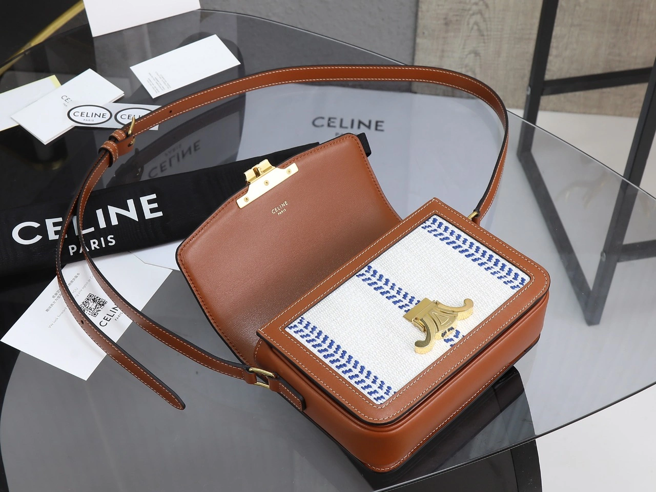 Celine Triomphe Bags Compact 78384