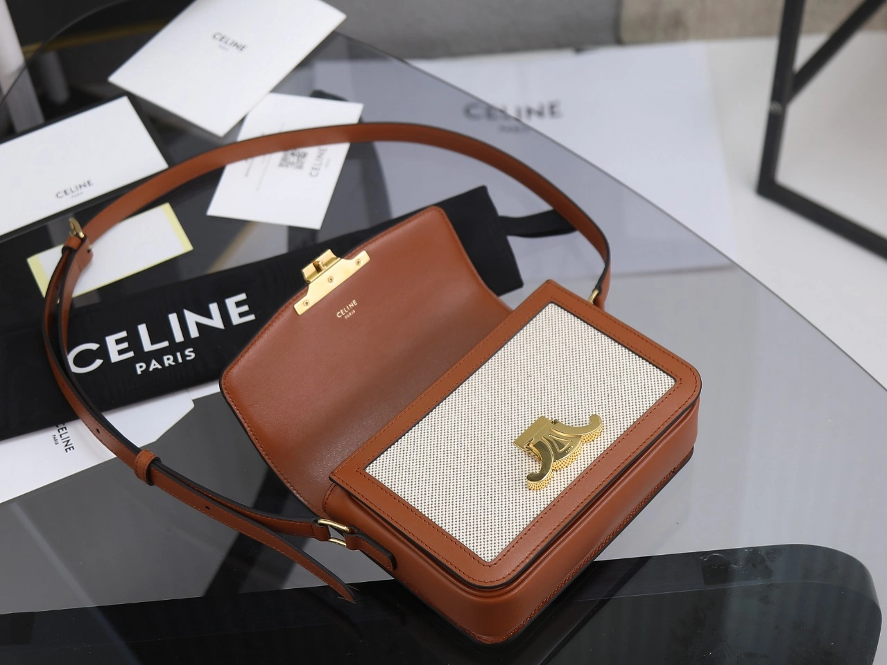Celine Triomphe Bags Stretchable 78392