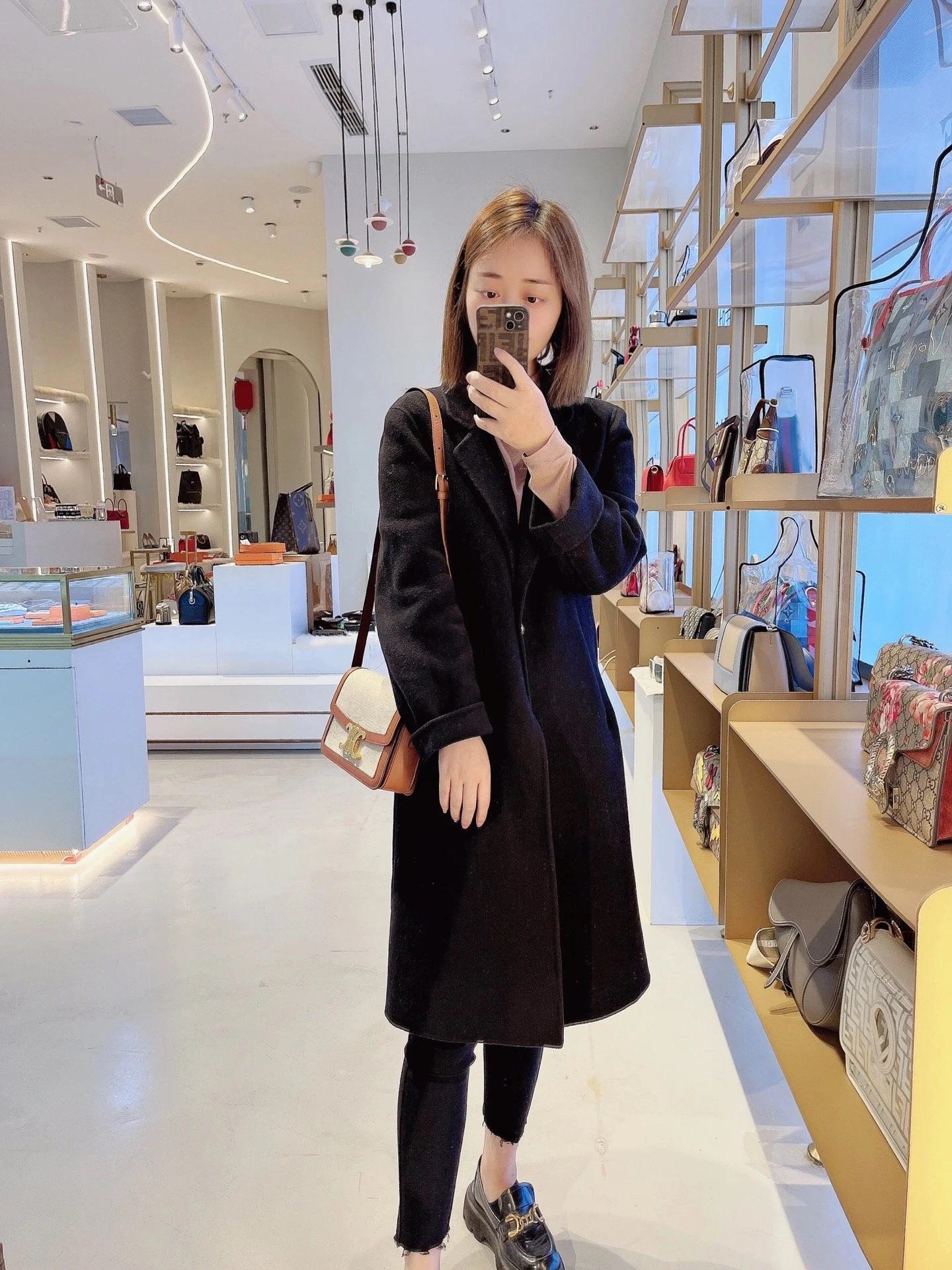 Celine Triomphe Bags Stretchable 78392