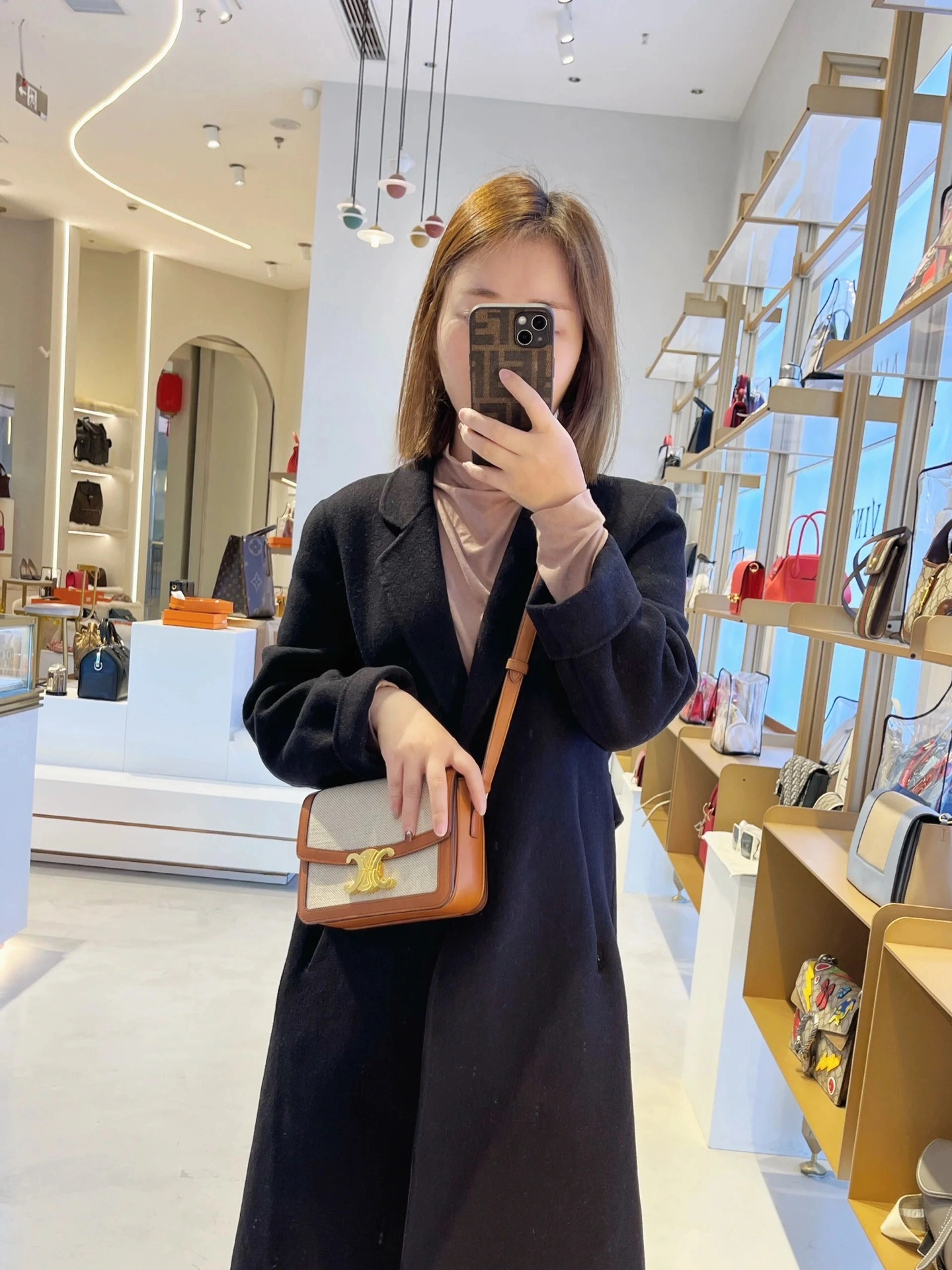 Celine Triomphe Bags Stretchable 78392