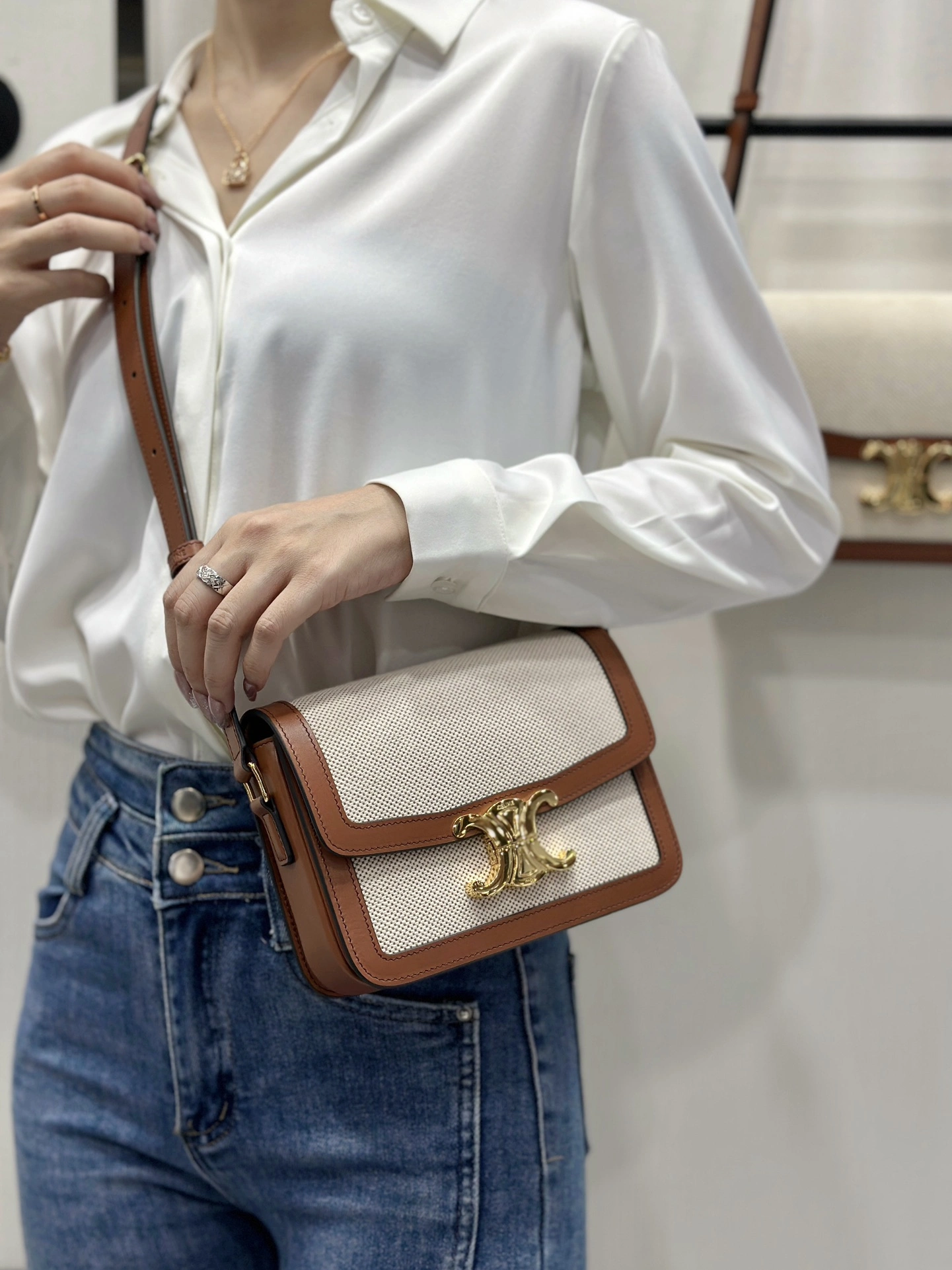 Celine Triomphe Bags BestValue 94499