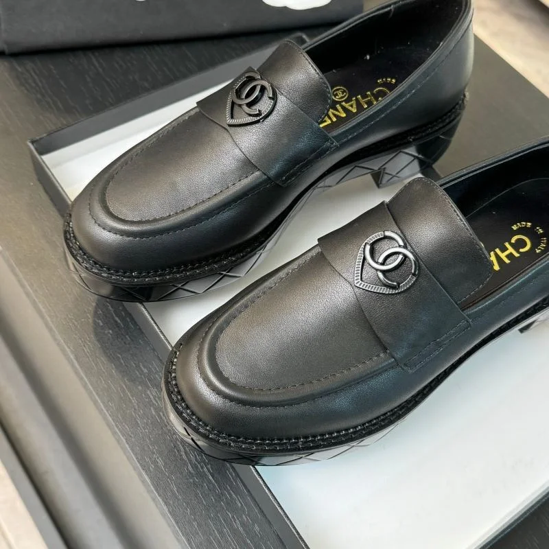 Chanel Business Shoes SmoothTexture 18329
