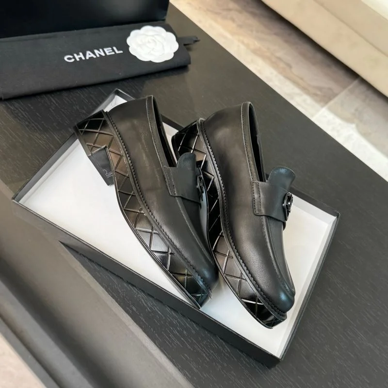 Chanel Business Shoes SmoothTexture 18329