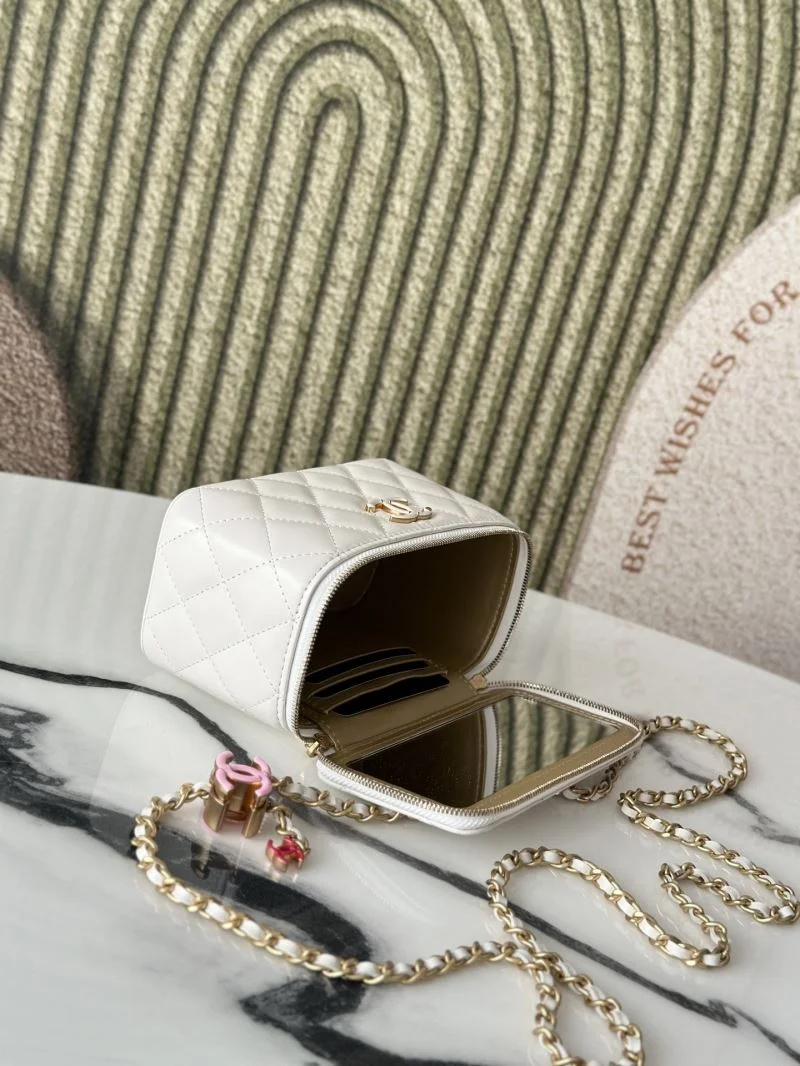 Bright Chanel Cosmetic Bags 53344