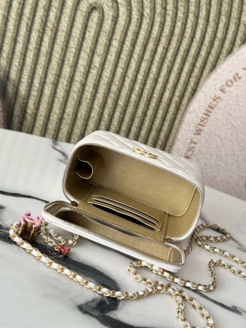Bright Chanel Cosmetic Bags 53344