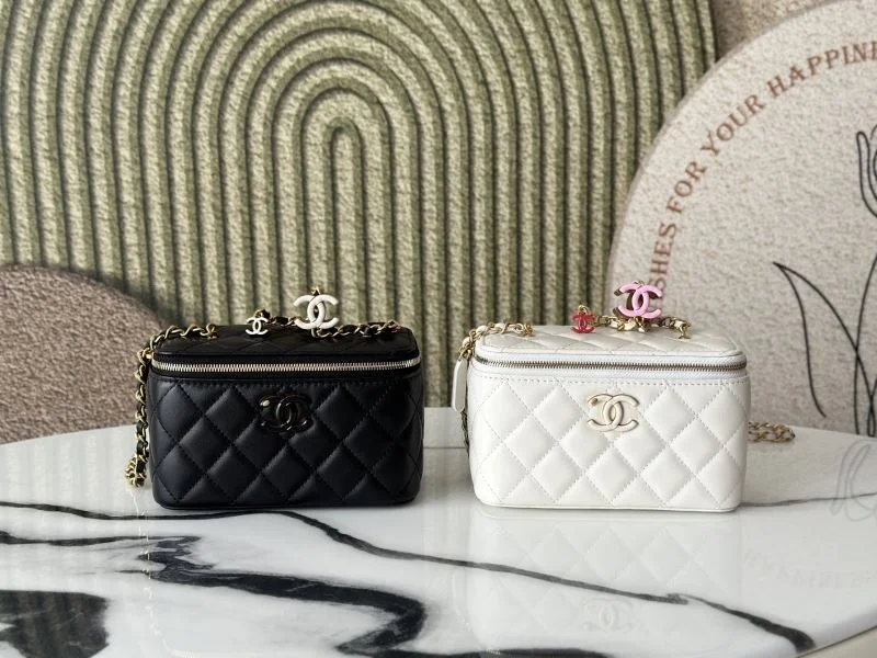 Bright Chanel Cosmetic Bags 53344