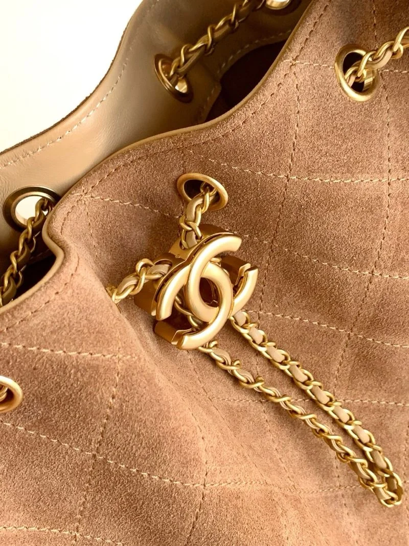 Chanel Drawstring Bags SmoothTexture 53248