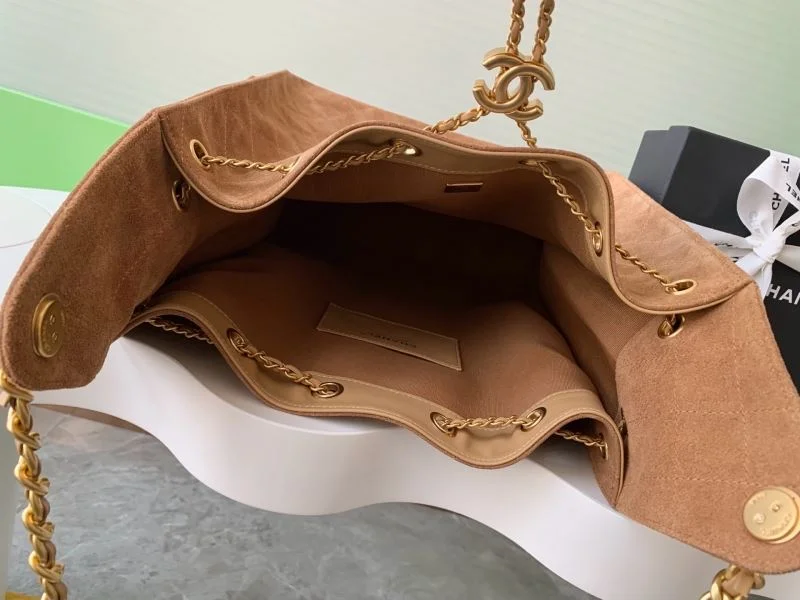 Chanel Drawstring Bags SmoothTexture 53248