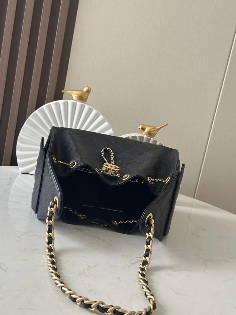 Casual Chanel Drawstring Bags 53216