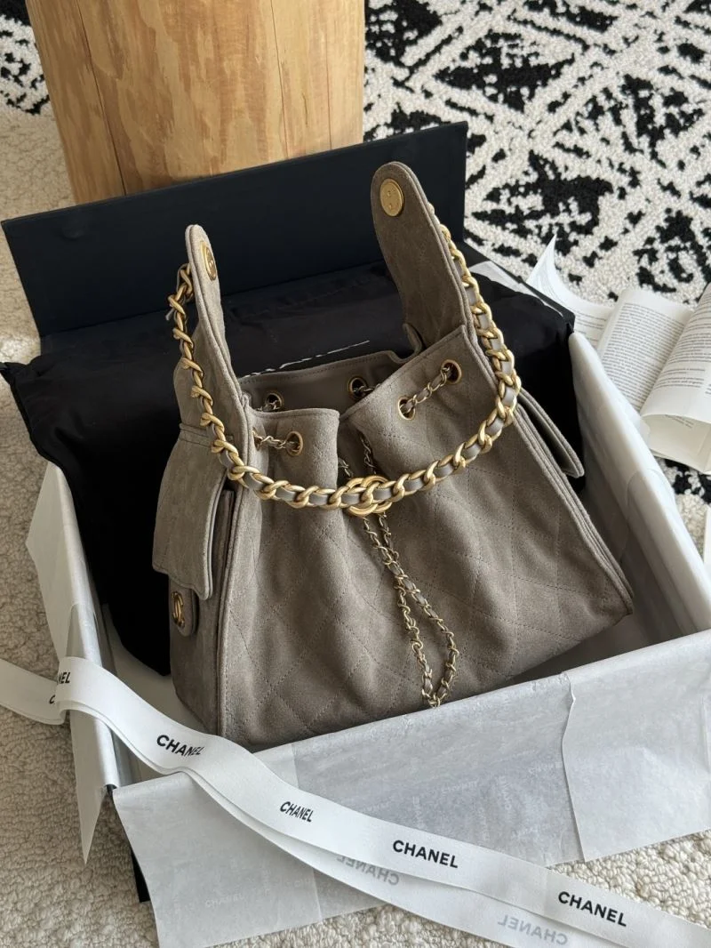 Soft Chanel Drawstring Bags 53207