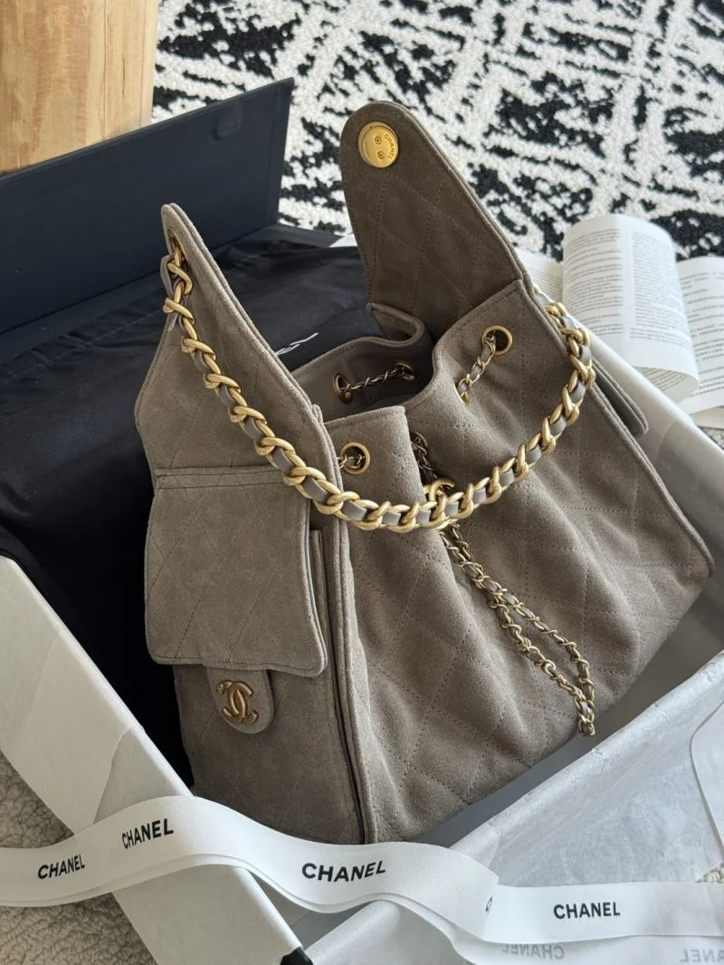 Soft Chanel Drawstring Bags 53207