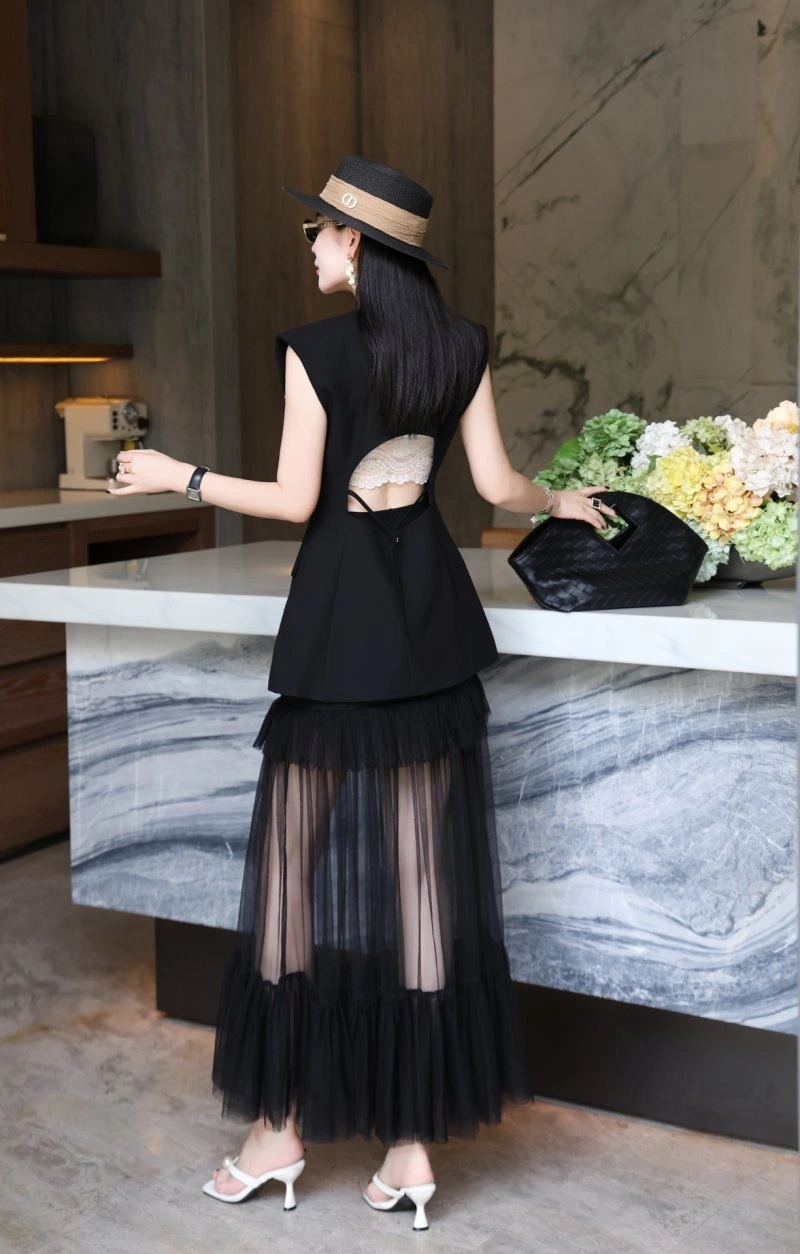 Bright Chanel Dress Suits 109033