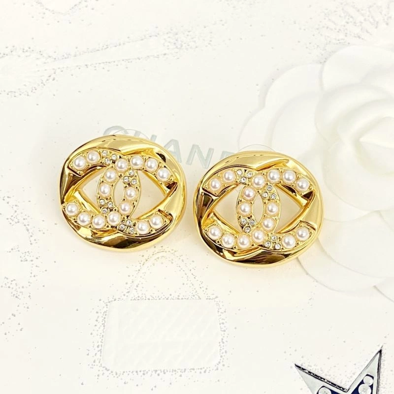 Compact Chanel Earrings 230624