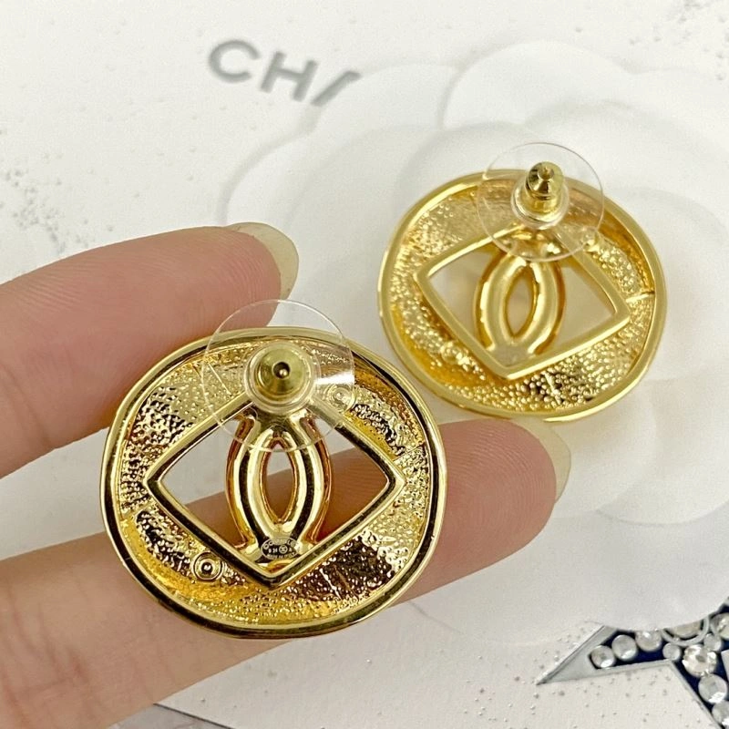 Compact Chanel Earrings 230624