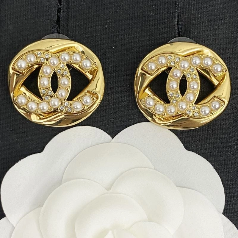 Compact Chanel Earrings 230624