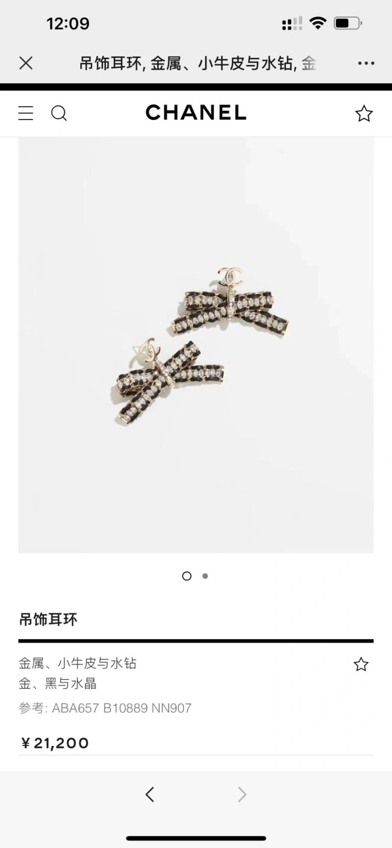 Sustainable Chanel Earrings 228979
