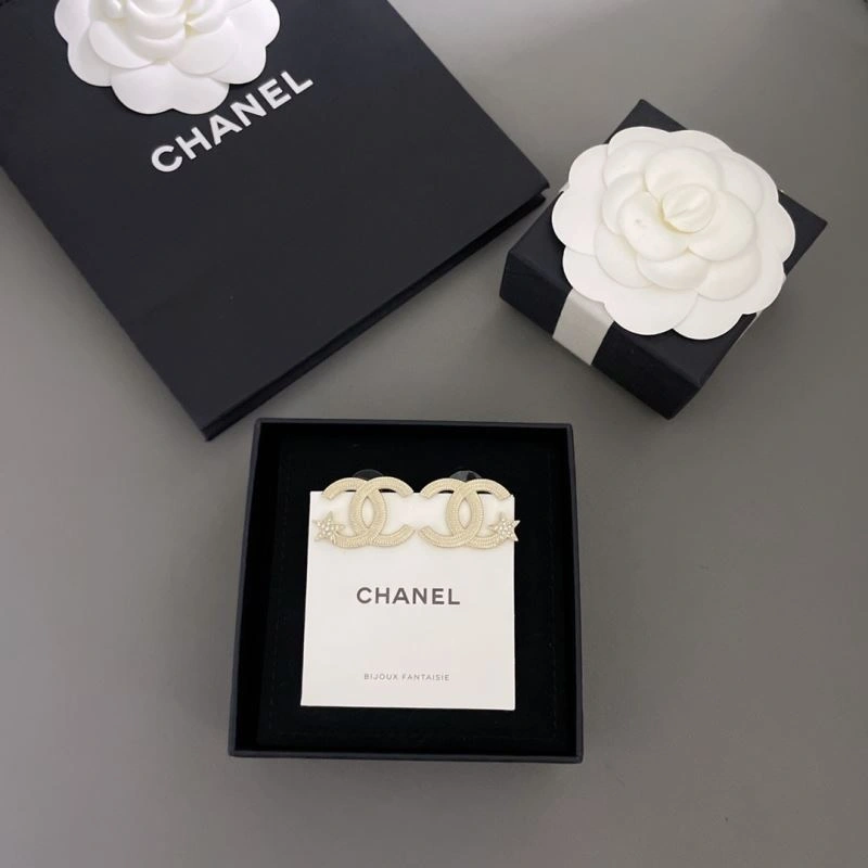 SmoothTexture Chanel Earrings 227986