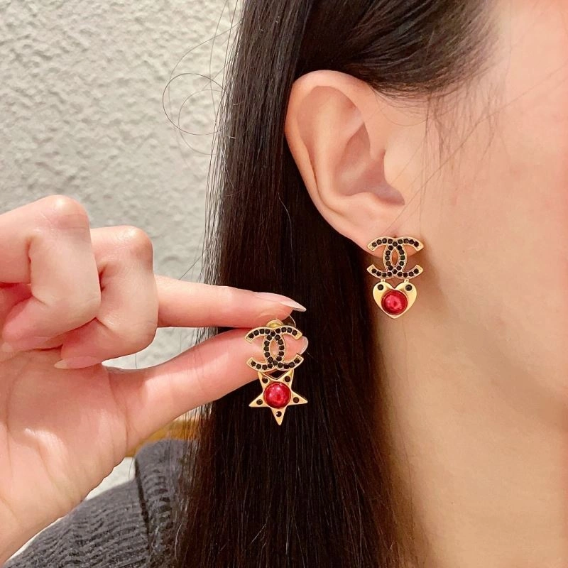 SmoothTexture Chanel Earrings 227755