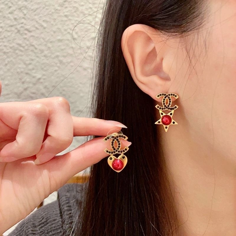 SmoothTexture Chanel Earrings 227755