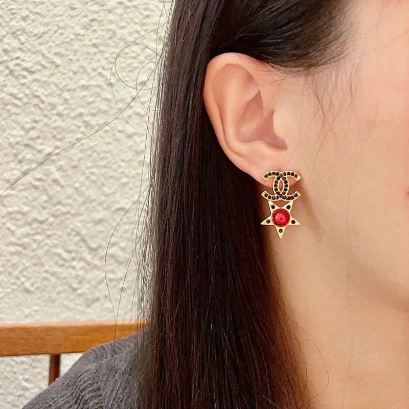 SmoothTexture Chanel Earrings 227755