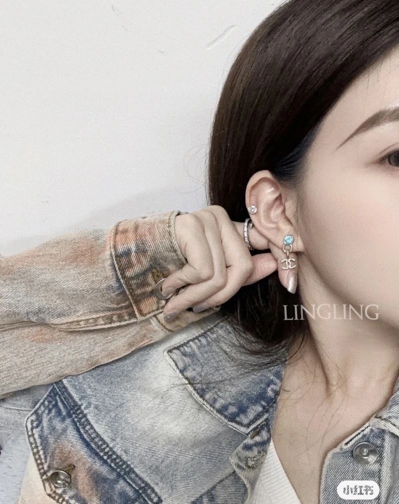 SmoothTexture Chanel Earrings 227722