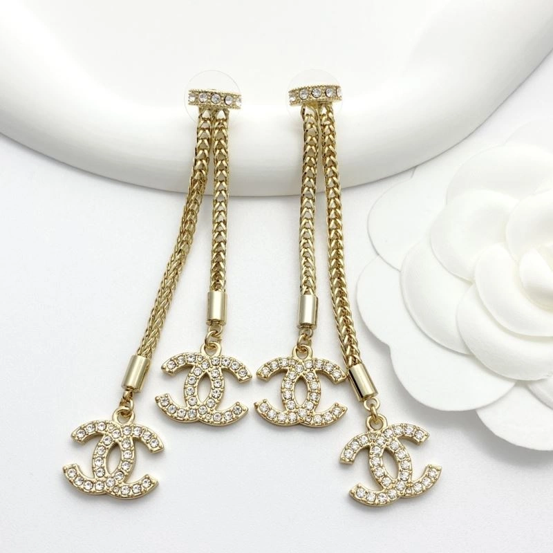 Compact Chanel Earrings 227495