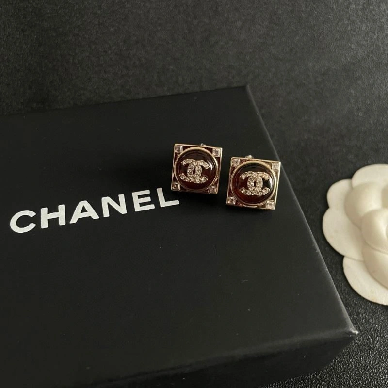 Compact Chanel Earrings 223879