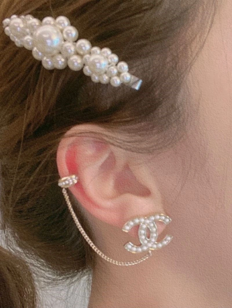 SmoothTexture Chanel Earrings 223821