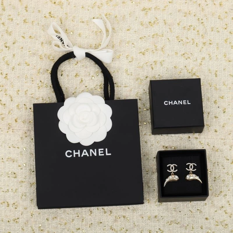 Compact Chanel Earrings 223801