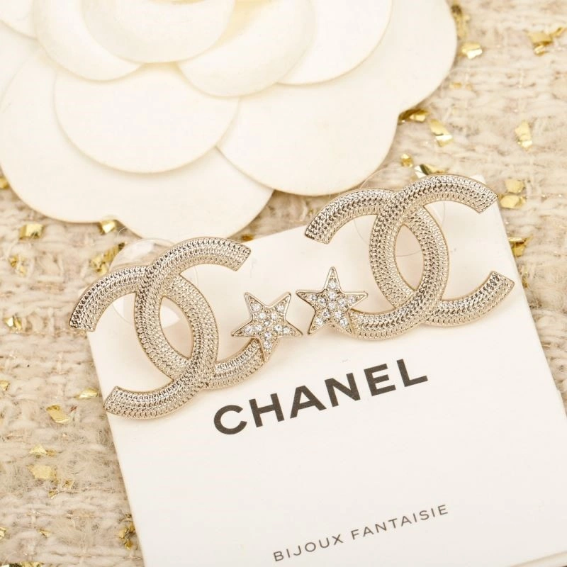 SmoothTexture Chanel Earrings 223711