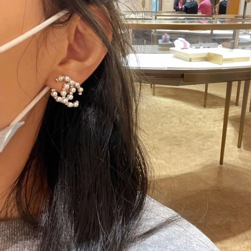 SmoothTexture Chanel Earrings 222737