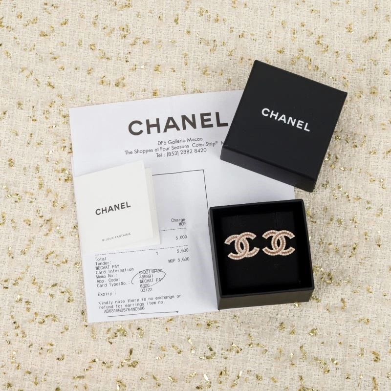 WaterResistant Chanel Earrings 222483