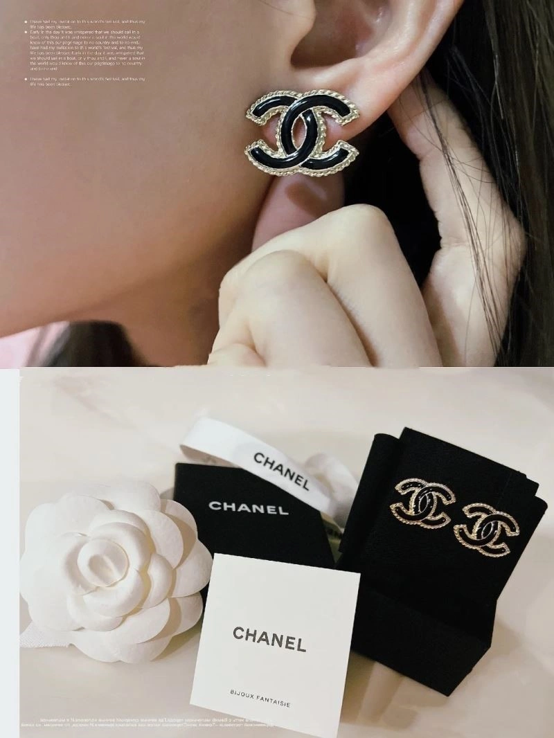 Upgraded Chanel Earrings 222308