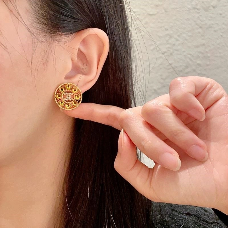 Colorful Chanel Earrings 221725