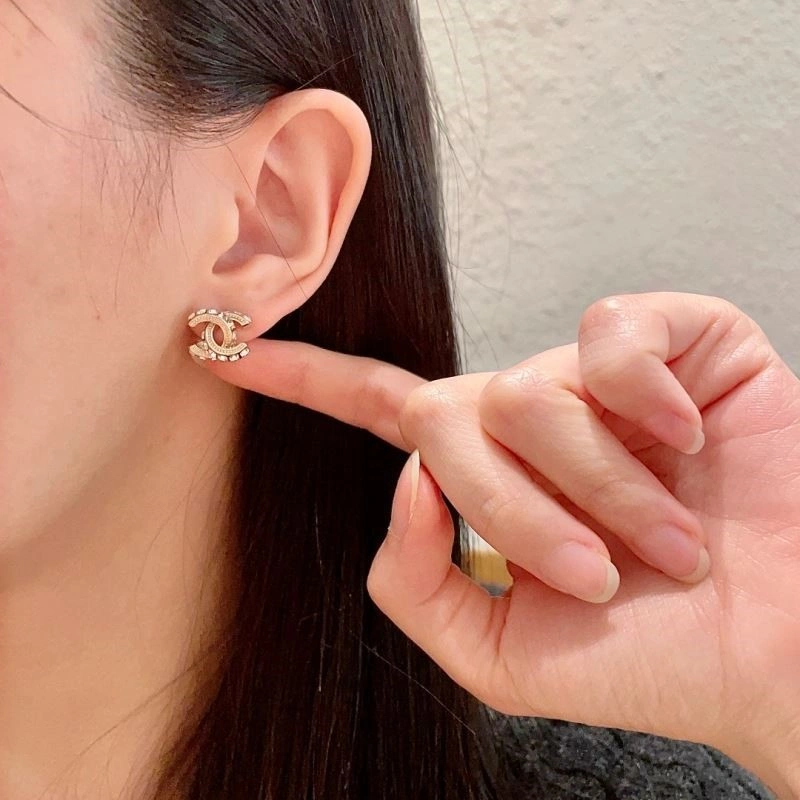 SmoothTexture Chanel Earrings 221598