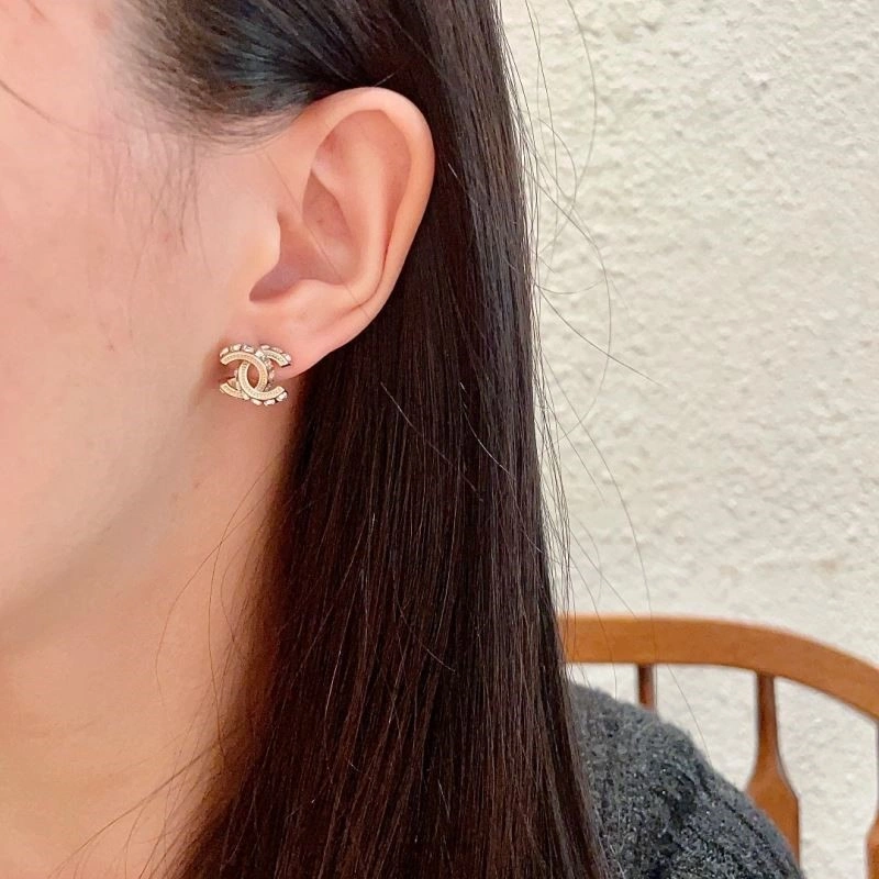 SmoothTexture Chanel Earrings 221598