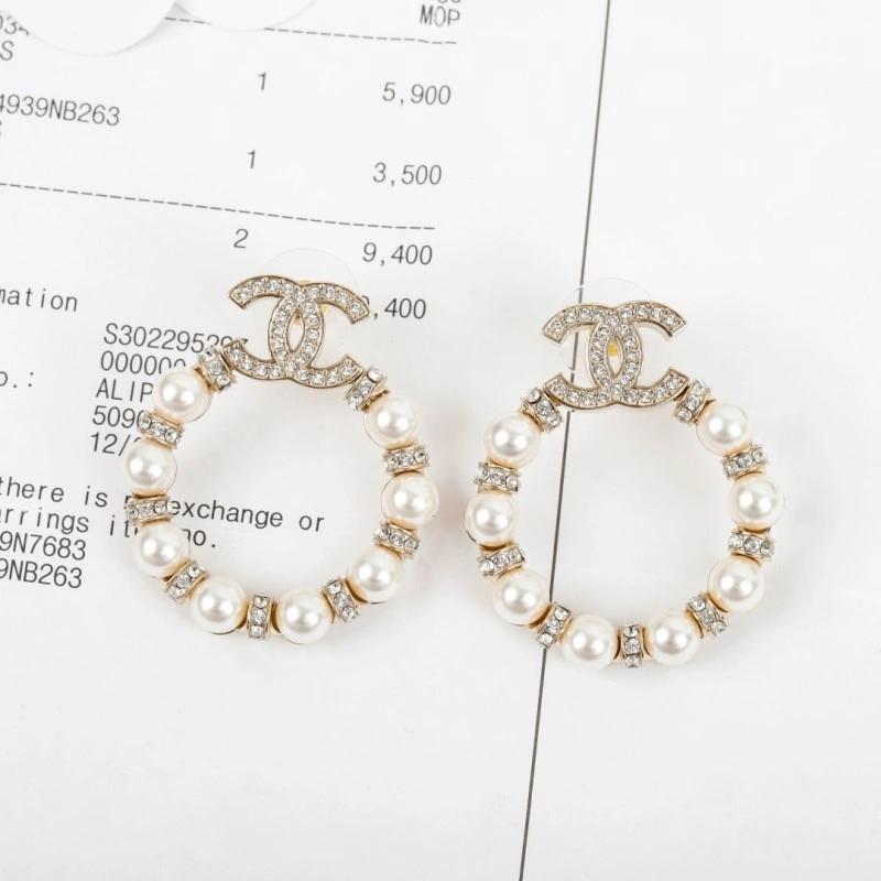 Compact Chanel Earrings 221214