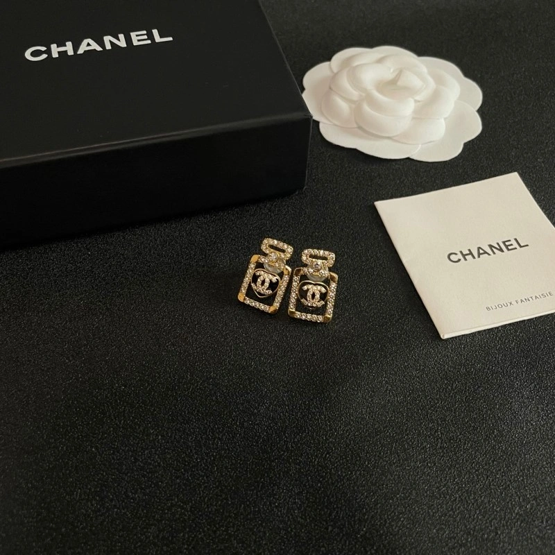 Compact Chanel Earrings 221116