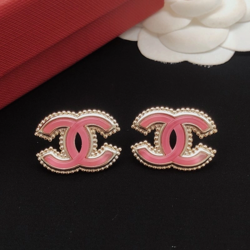 Compact Chanel Earrings 219793