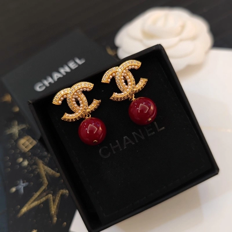 SmoothTexture Chanel Earrings 219643