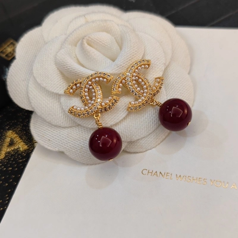 SmoothTexture Chanel Earrings 219643