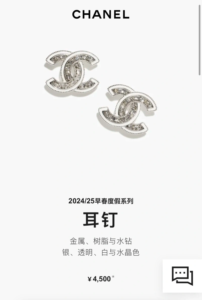 WaterResistant Chanel Earrings 219611