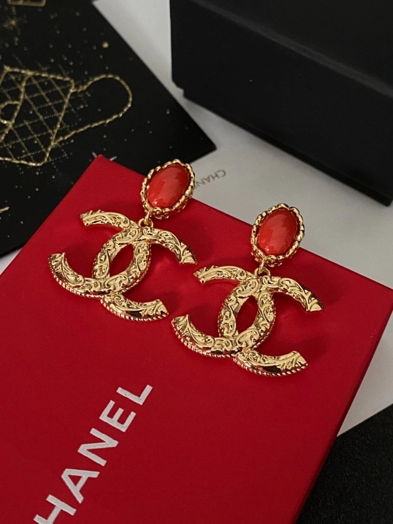SmoothTexture Chanel Earrings 219521