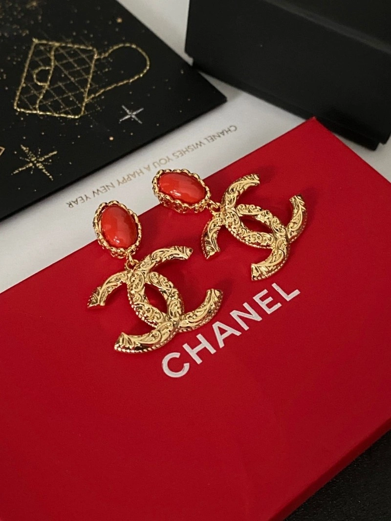 SmoothTexture Chanel Earrings 219521