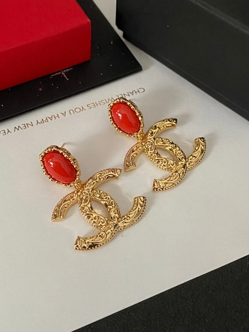 SmoothTexture Chanel Earrings 219521