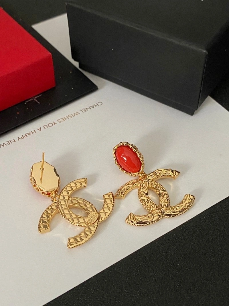 SmoothTexture Chanel Earrings 219521