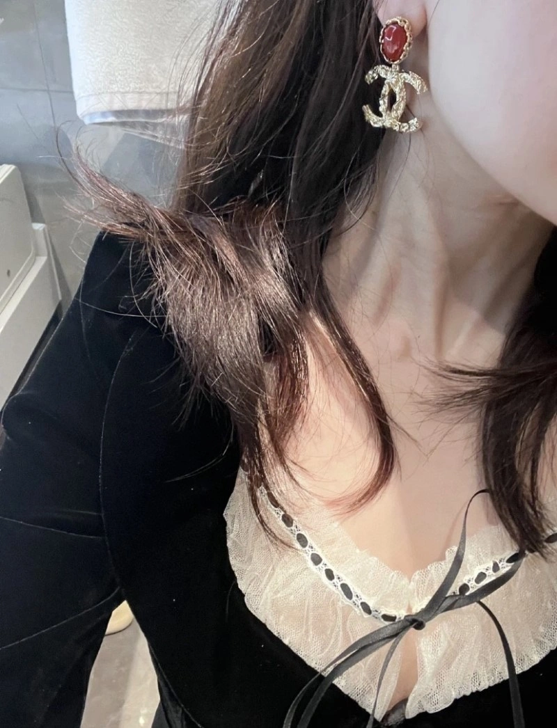 SmoothTexture Chanel Earrings 219521